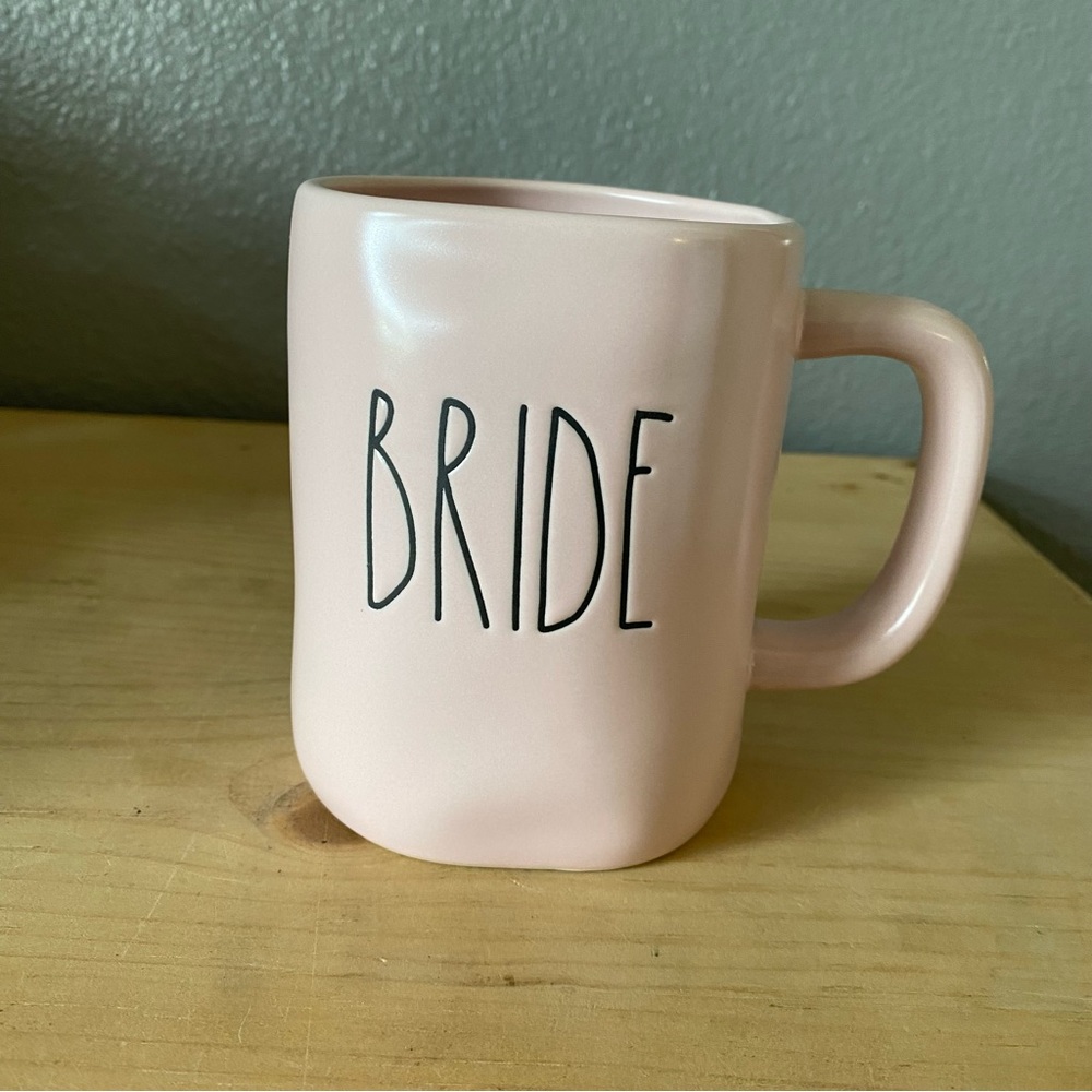 Rae Dunn Bride Mug Pink‎ NWOT